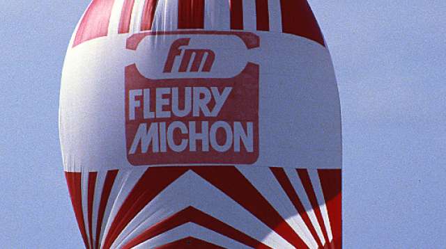 Philippe Poupon sur son premier tri, Fleury-Michon VI. Trophée des Multicoques 1982 - © Christian Février